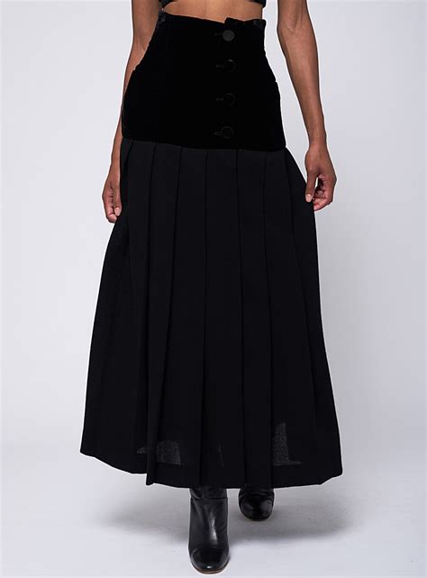 ysl maxi skirt|YSL saint laurent dress.